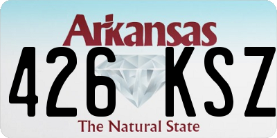 AR license plate 426KSZ