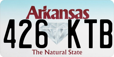 AR license plate 426KTB