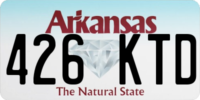 AR license plate 426KTD