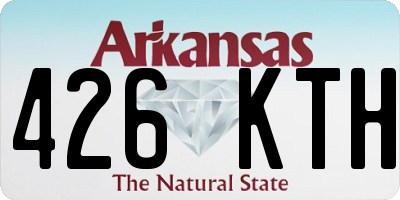 AR license plate 426KTH