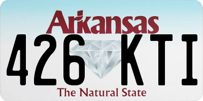 AR license plate 426KTI
