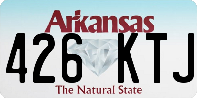 AR license plate 426KTJ