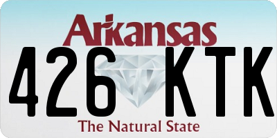 AR license plate 426KTK