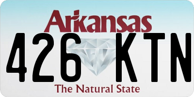 AR license plate 426KTN