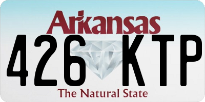 AR license plate 426KTP