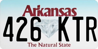 AR license plate 426KTR