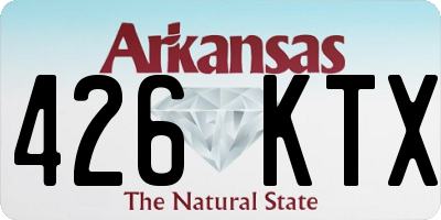AR license plate 426KTX
