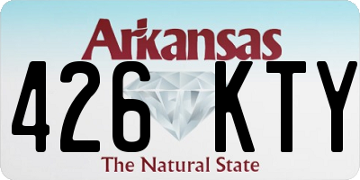 AR license plate 426KTY
