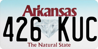 AR license plate 426KUC
