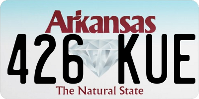 AR license plate 426KUE