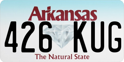 AR license plate 426KUG