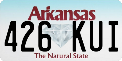 AR license plate 426KUI
