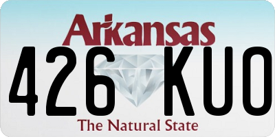 AR license plate 426KUO