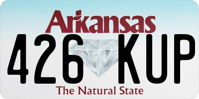AR license plate 426KUP