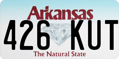 AR license plate 426KUT