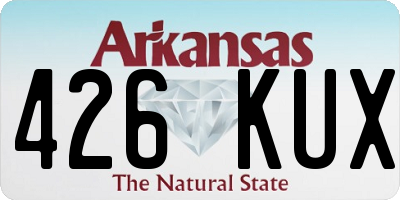 AR license plate 426KUX