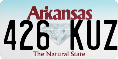 AR license plate 426KUZ