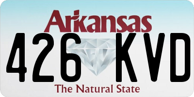 AR license plate 426KVD