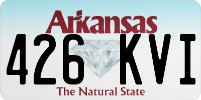 AR license plate 426KVI