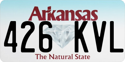 AR license plate 426KVL