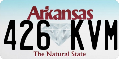 AR license plate 426KVM