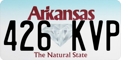 AR license plate 426KVP