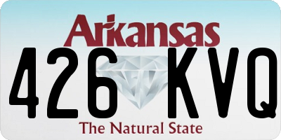AR license plate 426KVQ