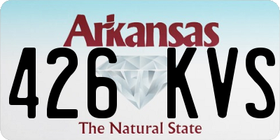 AR license plate 426KVS