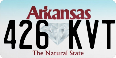 AR license plate 426KVT