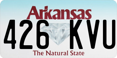 AR license plate 426KVU