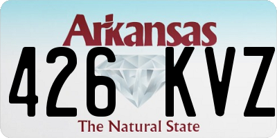 AR license plate 426KVZ
