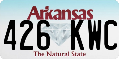 AR license plate 426KWC