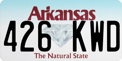AR license plate 426KWD