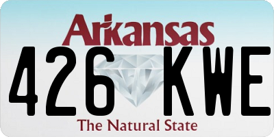 AR license plate 426KWE