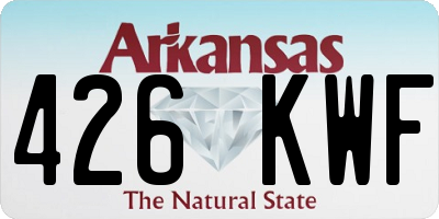 AR license plate 426KWF