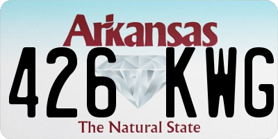 AR license plate 426KWG
