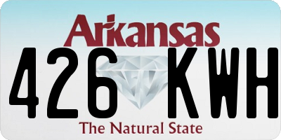AR license plate 426KWH