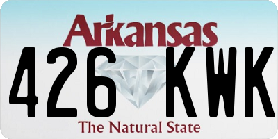 AR license plate 426KWK