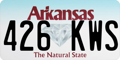 AR license plate 426KWS