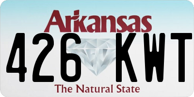 AR license plate 426KWT