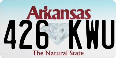 AR license plate 426KWU