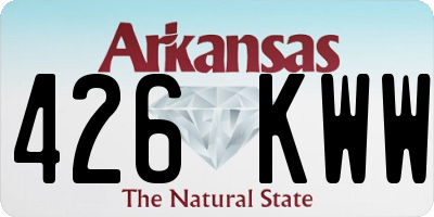 AR license plate 426KWW
