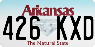 AR license plate 426KXD