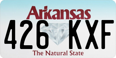 AR license plate 426KXF