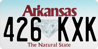AR license plate 426KXK