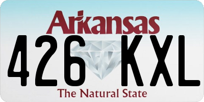 AR license plate 426KXL