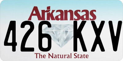 AR license plate 426KXV
