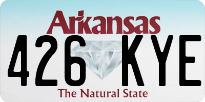 AR license plate 426KYE