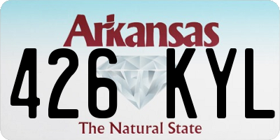 AR license plate 426KYL