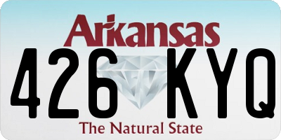 AR license plate 426KYQ
